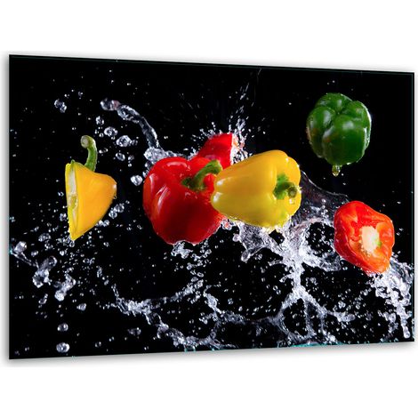 Schneidebrettständer aus Glas 40x30 Pfeffer (1/5)