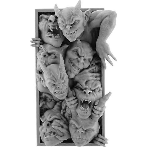 Serre-livres démoniaques créatifs, décoration de coin lecture, décoration d'horreur pour une fête d'Halloween (1/5)
