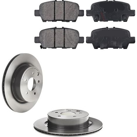 KIT FRENI POSTERIORI compatibile con NISSAN MURANO III (Z52) - DISCHI + PASTIGLIE OEM: P 56 068 / ADC0271V /SOSTITUZIONE DIRETTA/BASSA POLVERE/SILENZIOSO (1/5)