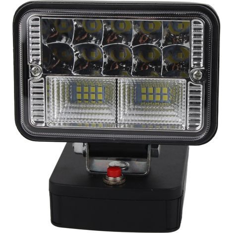 Lampe de travail à éclairage LED, outil Portable d'extérieur, conversion pour batterie au Lithium Metabo 18V (1/5)