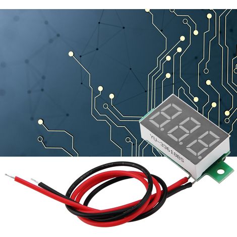 Zweidraht-Digitalvoltmeter 0,36 Zoll DC 2,5-30 V mit Verpolungsschutz. (1/4)