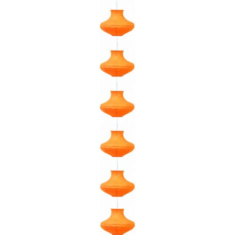 Lustre Candellux GRIFF 6xE14 papier orange 200cm IP20 (1/2)