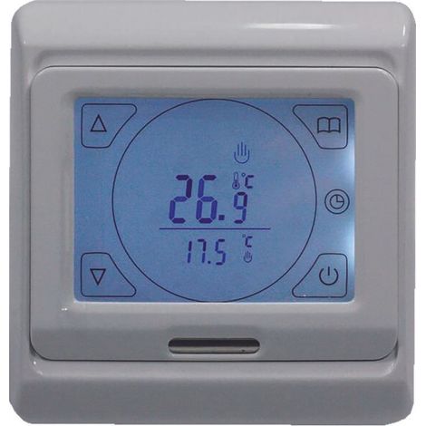 Cronotermostato con display a cristalli liquidi touch screen