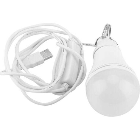 USB Ampoule Rechargeable Avec Télécommande 10w Led Ampoules Batterie Extérieur Camping Ampoule De Secours Avec Crochet Avec 3 Modes d'Éclairage (1/4)