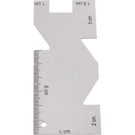 Stück Nählehre aus Metall, flexible Messlehre, präzises Quiltlineal, Nähwerkzeug, Nähzubehör (1/5)