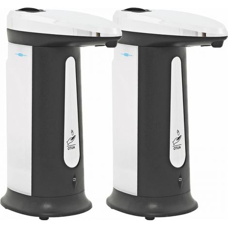 Dispensador de jabón automático de 2 piezas con sensor infrarrojo y sensor de pitido. (1/4)