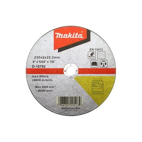 Trennscheibe Makita d-18792 Edelstahl 230 mm 2 mm