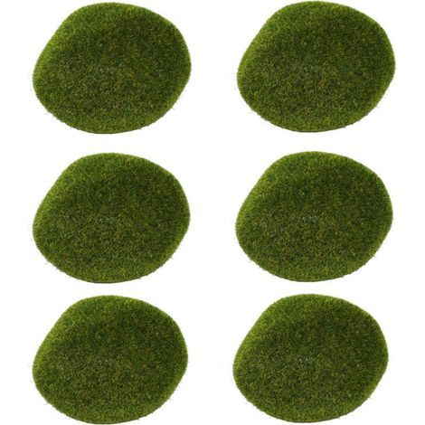 Muschio artificiale decorativo, 6 pezzi (1/3)