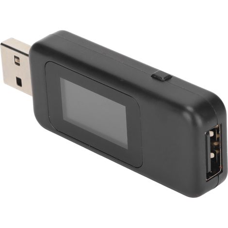Testeur USB multifonctionnel avec fonction d'économie d'énergie, affichage LCD numérique, indicateur de tension et de courant de sécurité (1/5)