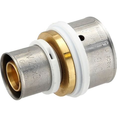 Pressfitting-Kupplung 40 x 3,5 mm - 26 x 3,0 mm für MV-Rohr
