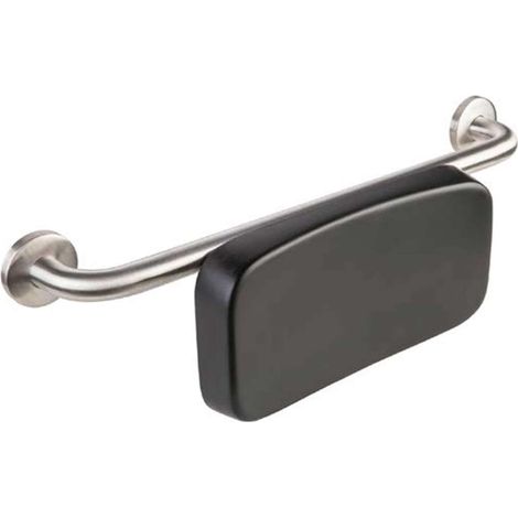 Sanela - Schienale per WC, acciaio inox opaco/nero SLZM 22X (1/2)