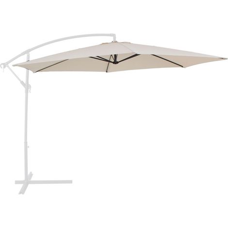 COPERTURA TELO DI RICAMBIO 3X3 PER OMBRELLONE DA GIARDINO TOP AIR 3 X 3 ROTONDO BEIGE