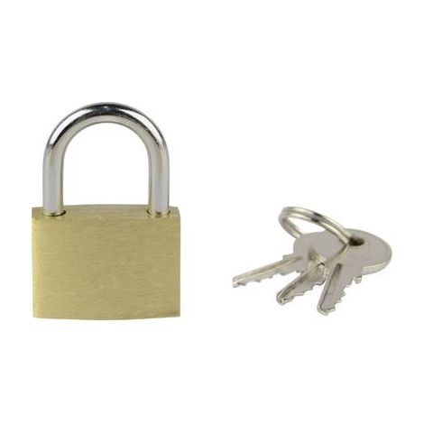 Cadenas Brüder Mannesmann M 413-25 or-jaune avec serrure à clé W69393 (1/2)