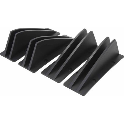 Kit spoiler posteriore nero (4 pezzi) per modelli BMW Serie 1 E90, E91, A3 e A6.