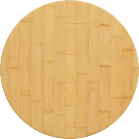 Bambus-Tischplatte Ø40x2,5 cm (1/4)