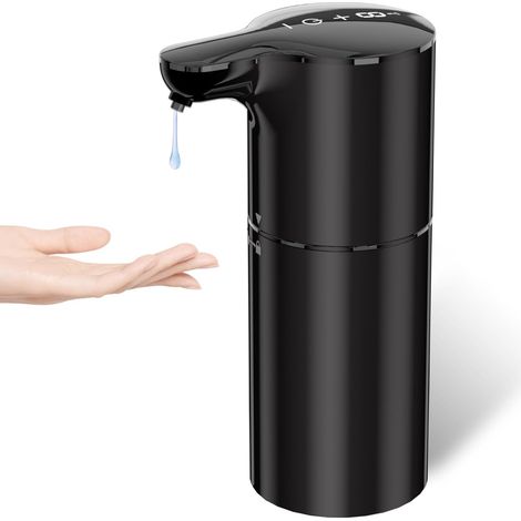 Dispenser di sapone automatico senza contatto, 451 ml, ugello in acciaio inox, 6 impostazioni regolabili e sensore intelligente di terza generazione, funzionamento silenzioso e senza contatto, adatto (1/5)