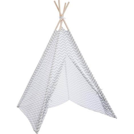 Tipi für Kinder grau