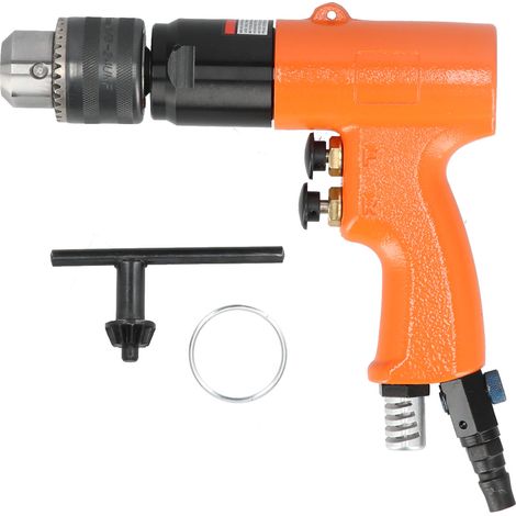 Perceuse pneumatique 13mm 1/2in rotation CW/CCW kit outil de perçage de trous KV-5113A (1/5)
