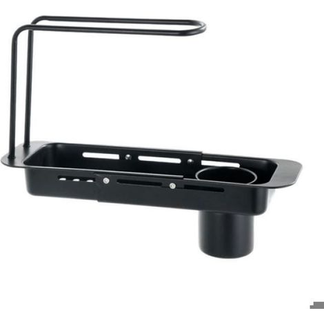 Égouttoir Évier - Support Éponge Extensible en Acier Inoxydable - Pour Cuisine - 1 Pièce (1/5)