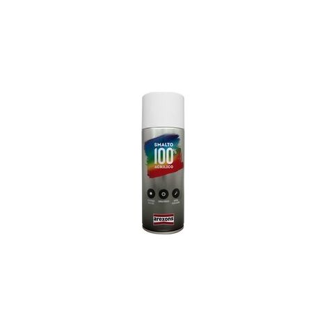 Arexons VERNICE SPRAY ML.400 SMALTO 100% ACRILICO Speciale Elettrodomestici Bianco Arexons 6 PZ