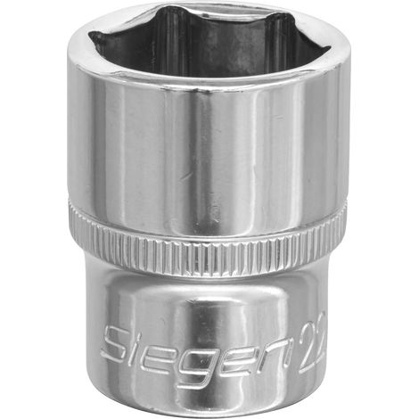 Sealey S0659 Siegen Socket 1/2""Sq Drive 22mm