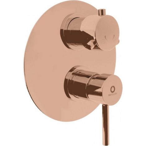 Mitigeur douche encastrable SEINA avec arrêt automatique laiton rose gold poli (1/2)