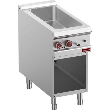 Bain-marie électrique 4xGN 1/3 - armoire - Diamond