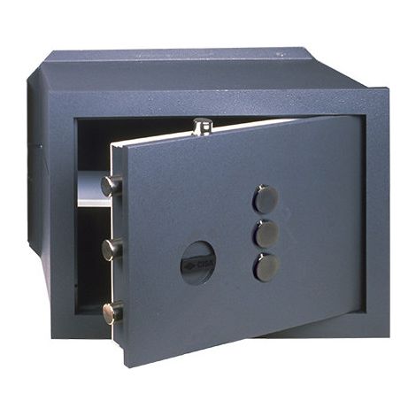 Caja fuerte de combinación mecánica Cisa 82410/41 – cuerpo de acero de 10 mm, 2 cerrojos