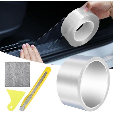 Lackschutzfolie 5cm x 10m transparent, selbstklebend, für Auto, Fahrrad, Motorrad (1/5)