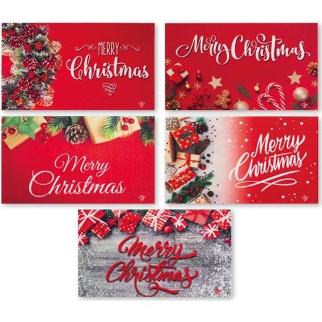 Tappeto Natale elfo 40x70 antiscivolo