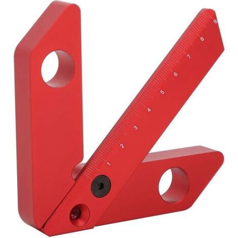 Petit outil de traçage à angle droit de 45/90 degrés, indicateur de ligne, centres pratiques de marquage de tracé central (1/4)