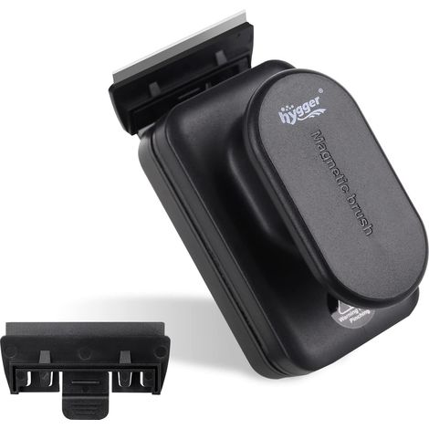 Brosse Aquarium Nettoyage Vitre, Grattoir Algues Aquarium, Brosse Magnétique Aquarium Nettoyage Vitre Algues, Outil de Nettoyage Avec Grattoir Amovible pour Aquarium (1/5)