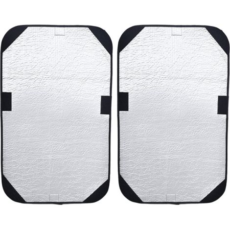 Pare-soleil pour camping-car, stores et moustiquaires pour portes et fenêtres, protection UV complète (41 x 64 cm / 16 x 25 po) 2 pièces (1/5)