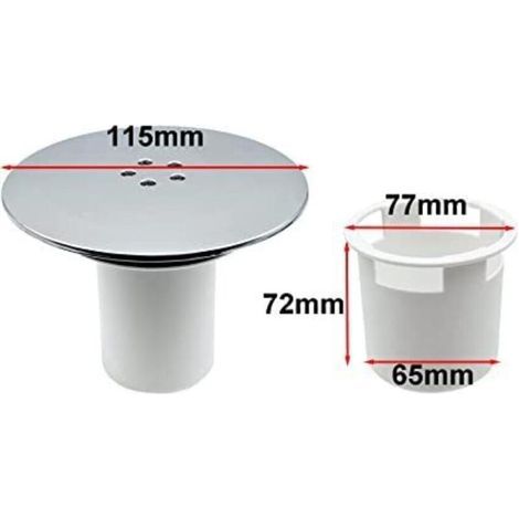 Duschablauf, 90 mm/115 mm Duschablauf, Ersatzabdeckung für Duschsiphon (1/4)