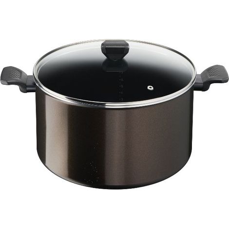 marmite 30 cm 12.2l + couvercle – easy cook & clean - tefal