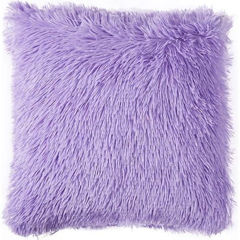 Housse de coussin double face en velours doux et confortable, style peluche cristal, pour canapé, lit ou autre chambre. (1/5)