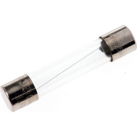 Cartouche fusible RS PRO, 4A, 6.3 x 32mm, Type F, 250V c.a.