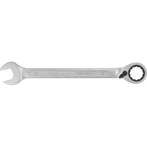 BRILLIANT TOOLS BT013810 - Chiave poligonale a cricchetto reversibile, 10 mm [Powered by KS TOOLS] (1/5)