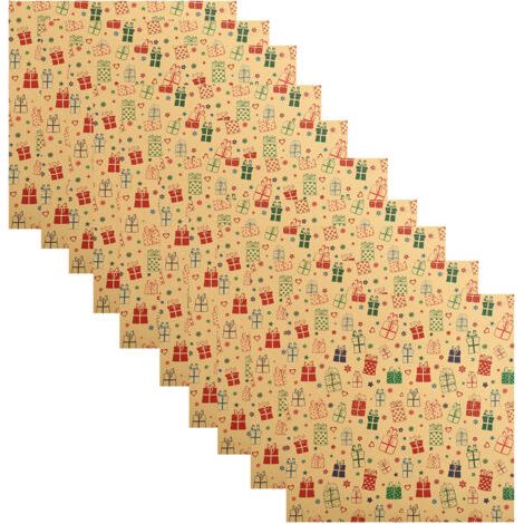 Weihnachtliche Geschenkboxen aus Kraftpapier mit Deckel – Große Verpackungen für Kleider, Pullover, Mäntel, Hemden und Kleidung in verschiedenen Größen (1/4)