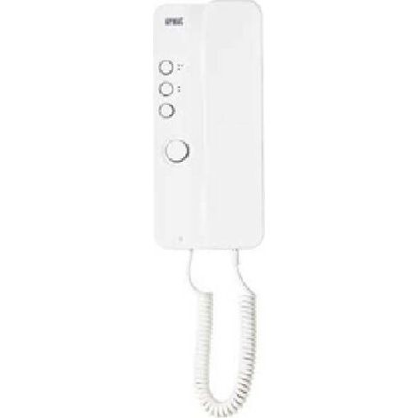 Miro' citophone con llave de apertura y llave suplementaria color blanco 1150/1