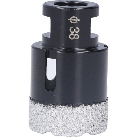 Broca de diamante profesional, robusta, soldada al vacío, abridor de agujeros para mármol, granito, baldosas de cerámica, perforación rápida, rosca negra M14 de 38 mm (1/5)