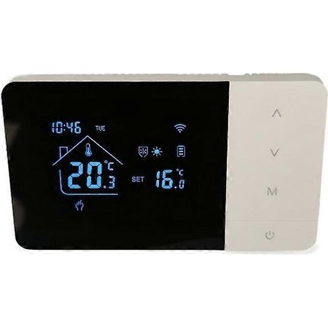 Thermostat intelligent compatible avec les chaudières à gaz, régulateur de température sans fil, pour système de chauffage/climatisation domestique (1/5)
