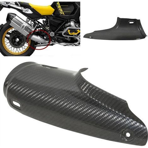 Hitzeschutzblech für Motorradauspuffrohre mit Verbrühungsschutz für R1200GS 2013-2018 und R1250GS 2019-2023 (1/4)