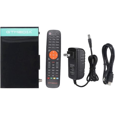 Récepteur satellite numérique avec télécommande, boîtier récepteur TV pour DVB-S S2 S2X