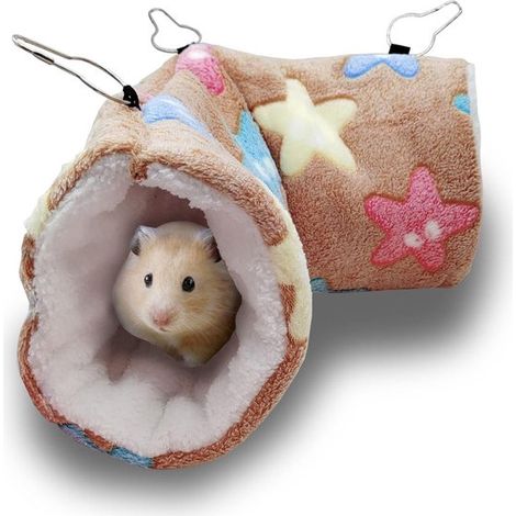 Túnel para animales，5015 cm，Cama túnel supersuave para ratas，petauros del azúcar，Hamaca para mascotas pequeñas，Hamaca para cobayas (1/5)