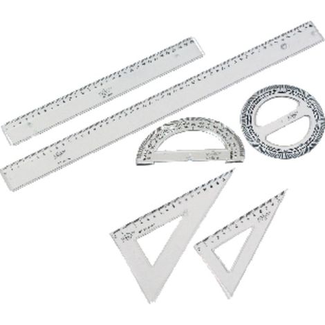 FBO REGLA PLANA TRANSPARENTE 50CM 41150