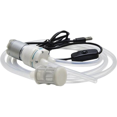 Pompe à vin électrique, dispositif d'aspiration portable, tuyau de pompage de 3 m, 5 V, 2 A