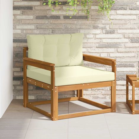 Outdoor Mittelsofa Massivholz Akazie Natur (1/5)