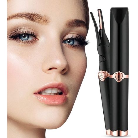 Beheizbare Wimpernzange, elektrische Wimpernzange, hocheffiziente elektrische USB-Wimpernzange, 3 Temperaturstufen, schnelles Biegen, lang anhaltender Halt.
