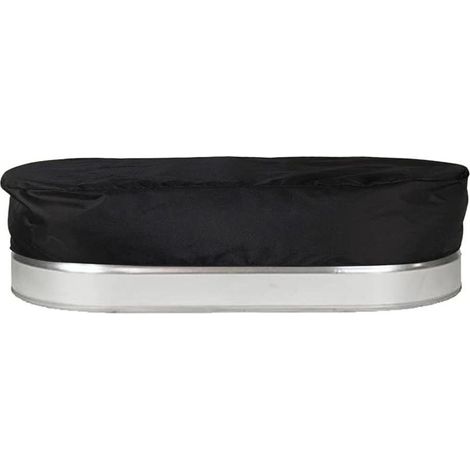 Couverture De Piscine Ovale, Couvertures Solaires pour Piscines Hors Sol, Couverture De Piscine, Couverture de piscine ovale de4ft pour hors sol, noir (1/4)